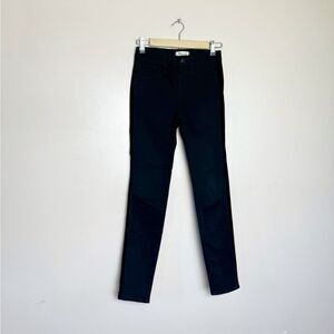 CLEARANCE! Black Madewell Velvet Edge Skinny Pants Size 25T EUC